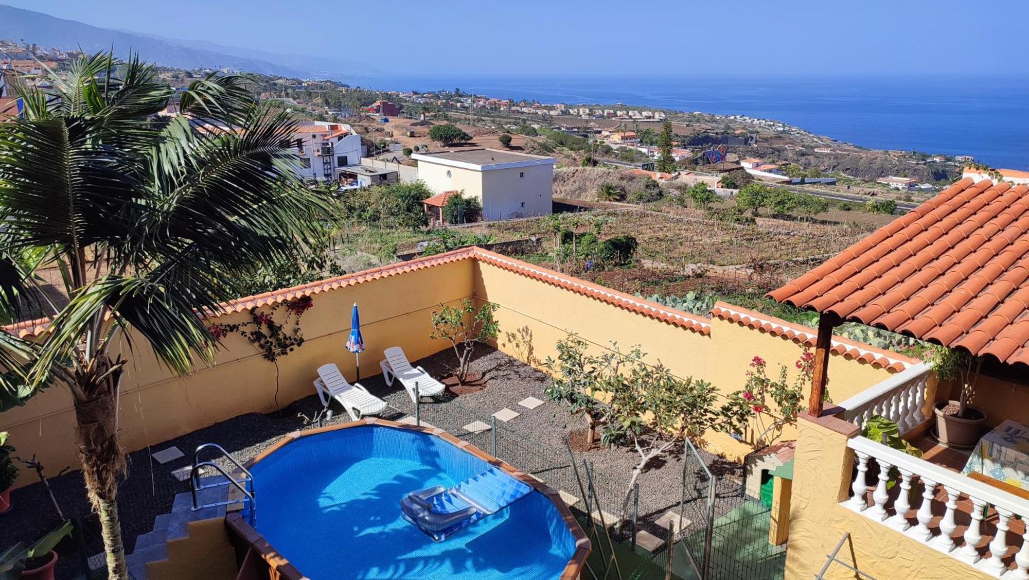 Casa" Vistas Al Teide" Mar Piscina Privada Parking Cubierto Gratuito En Las Instalaciones La Victoria de Acentejo المظهر الخارجي الصورة