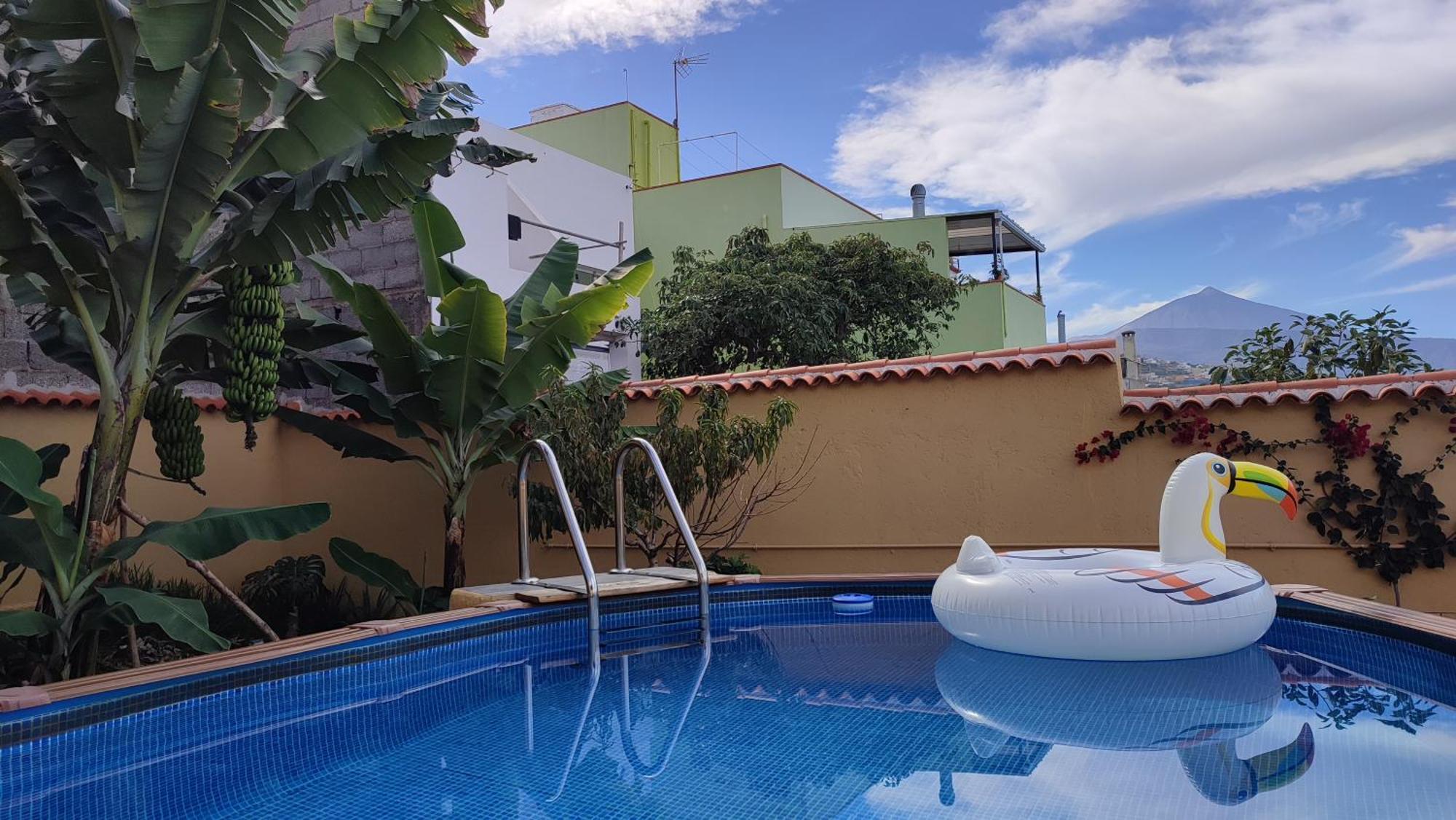 Casa" Vistas Al Teide" Mar Piscina Privada Parking Cubierto Gratuito En Las Instalaciones La Victoria de Acentejo المظهر الخارجي الصورة