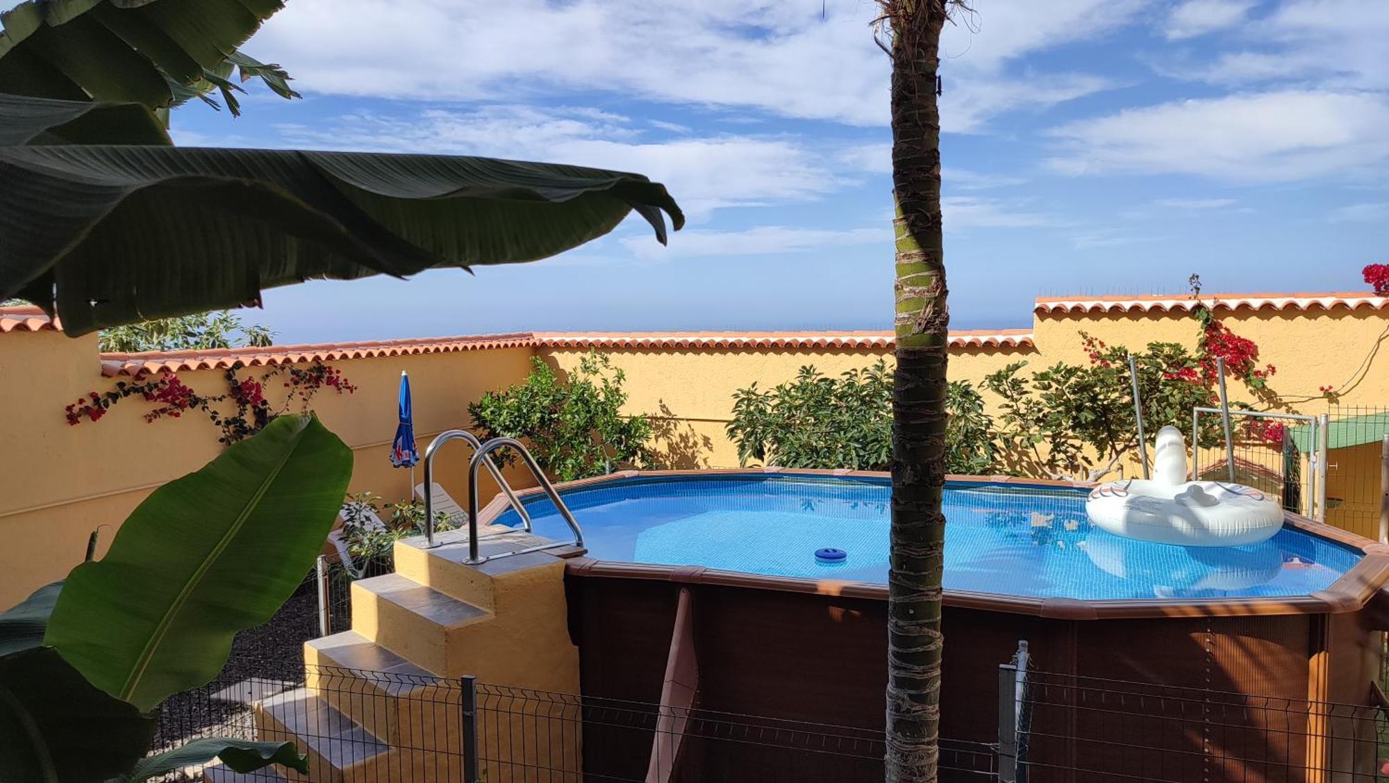 Casa" Vistas Al Teide" Mar Piscina Privada Parking Cubierto Gratuito En Las Instalaciones La Victoria de Acentejo المظهر الخارجي الصورة